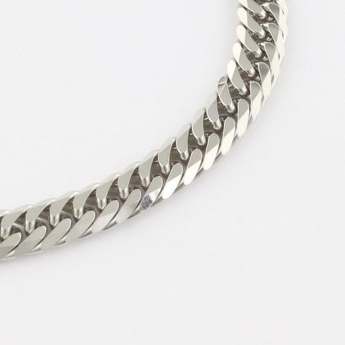 喜平 ブレスレット PT850 6面 ダブル 18cm 20g プラチナ 造幣局検定