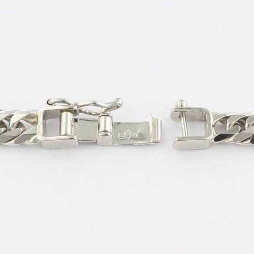 Pt850 プラチナ 6面ダブルカット 喜平 ブレスレット 造幣局マーク付き 喜平 ブレスレット PT850 6面 ダブル 18cm 20g プラチナ 造幣局検定