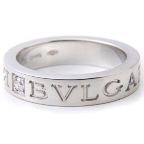 USED ブルガリ BVLGARI リング 13号 ブルガリブルガリ ダブルロゴ ホワイトゴールド AN853348 【FK3931232844】(141966円)