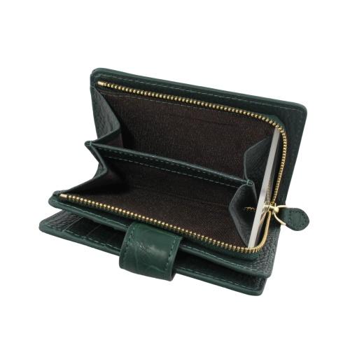RODANIA（ロダニア） 二つ折り財布 レディース グリーン RODANIA