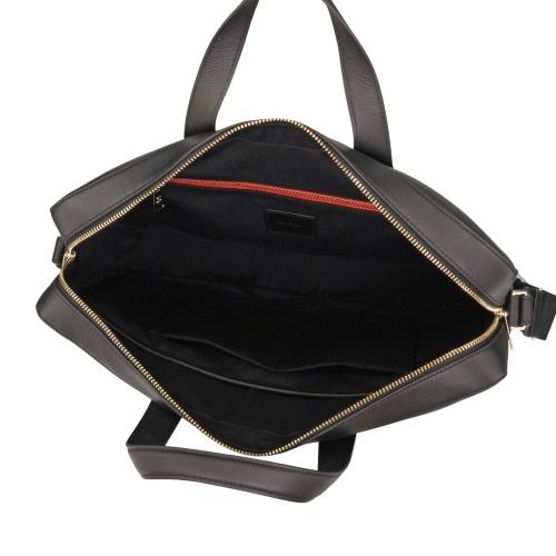 ポールスミス ビジネスバッグ ブリーフケース メンズ ブラック Paul Smith 6603 BKの画像