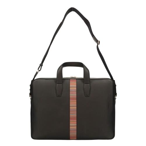 ポールスミス ビジネスバッグ ブリーフケース メンズ ブラック Paul Smith 6603 BKの画像