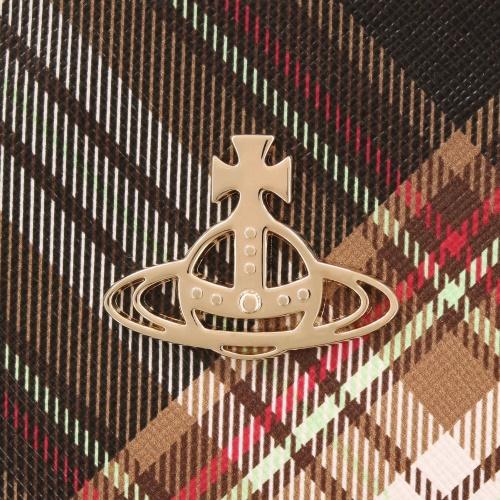 【美品】ヴィヴィアンウエストウッド トートバッグ キャンバス オーブ 総柄 茶 Vivienne Westwood - 【美品】ヴィヴィアンウエストウッド トート