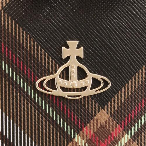 ヴィヴィアンウエストウッド リュックサック レディース マルチカラー Vivienne Westwood 4301007EU S001K D101 TARTAN BROWN/BLACKの画像