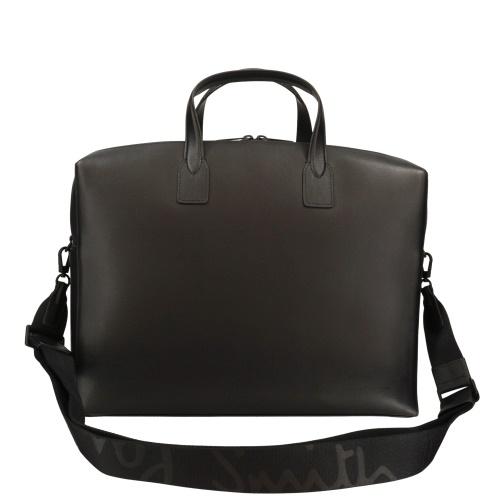 ポールスミス ビジネスバッグ ブリーフケース メンズ ブラック Paul Smith 7400 ASGRAI 79 BKの画像