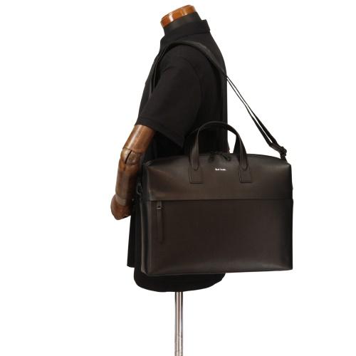 ポールスミス ビジネスバッグ ブリーフケース メンズ ブラック Paul Smith 7400 ASGRAI 79 BKの画像