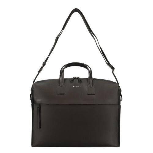 ポールスミス ビジネスバッグ ブリーフケース メンズ ブラック Paul Smith 7400 ASGRAI 79 BKの画像