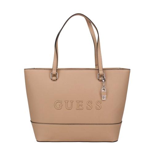 GUESS（ゲス） トートバッグ レディース ROENEY ベージュ GUESS