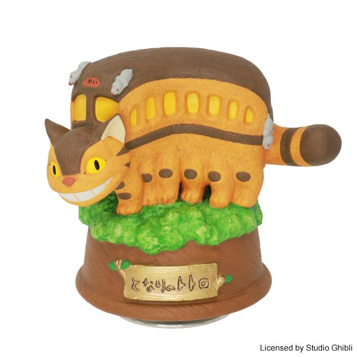 スタジオジブリ となりのトトロ 磁器オルゴール ネコバス 木の上