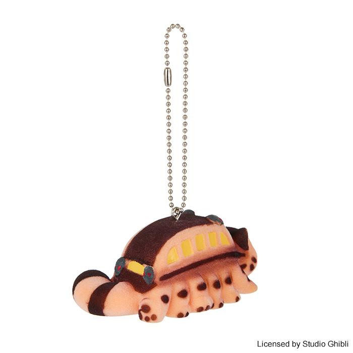 スタジオジブリ となりのトトロ フロッキングキーチェーン ネコバス