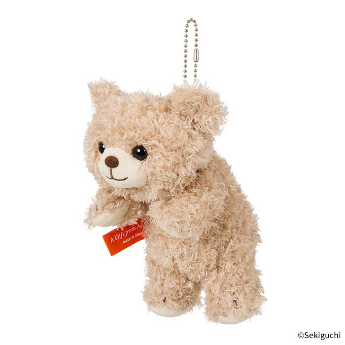 セキグチ あそんで！テディベア マスコットキーチェーン ベージュ