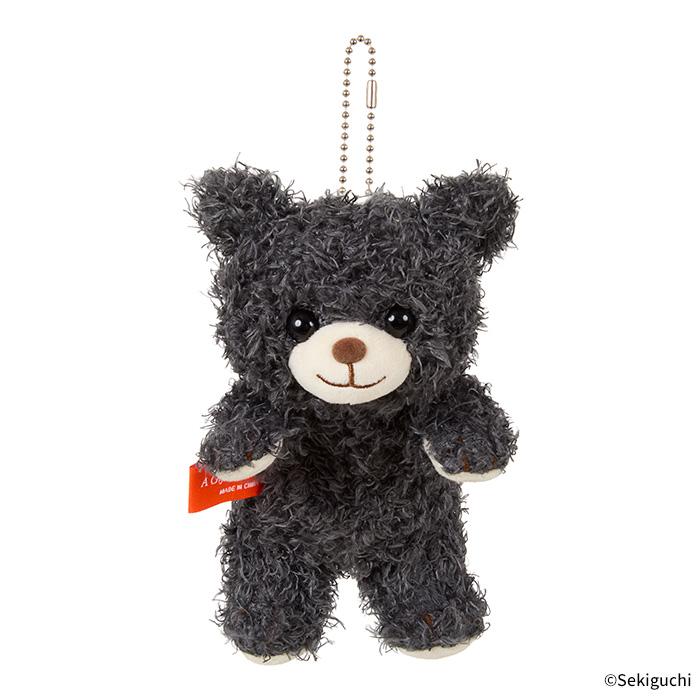 セキグチ あそんで！テディベア マスコットキーチェーン グレー