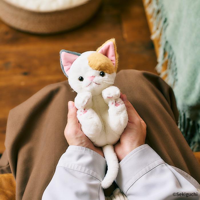 セキグチ ころりんぬいぐるみ ねこ みけ : セキグチダイレクトショップ