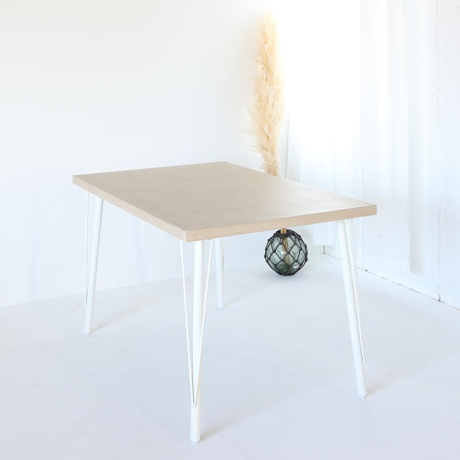 モールテックス　デスク 関本家具装芸 職人家具 モールテックス ベージュ色 ダイニングテーブル