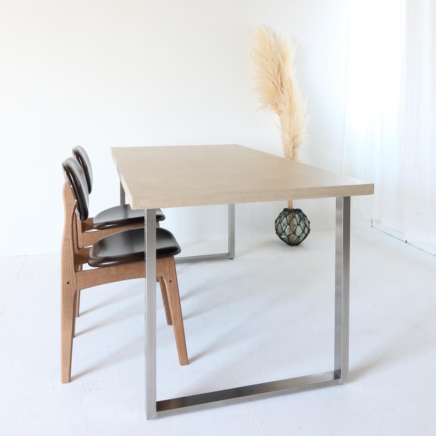 関本家具装芸 職人家具 モールテックス ベージュ色 ダイニングテーブル