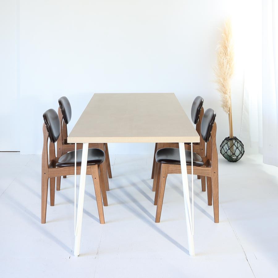 送料はお客様負担です。【現物1点物】オフィス家具/モールテックス/ 関本家具装芸 職人家具 モールテックス ベージュ色 ダイニング