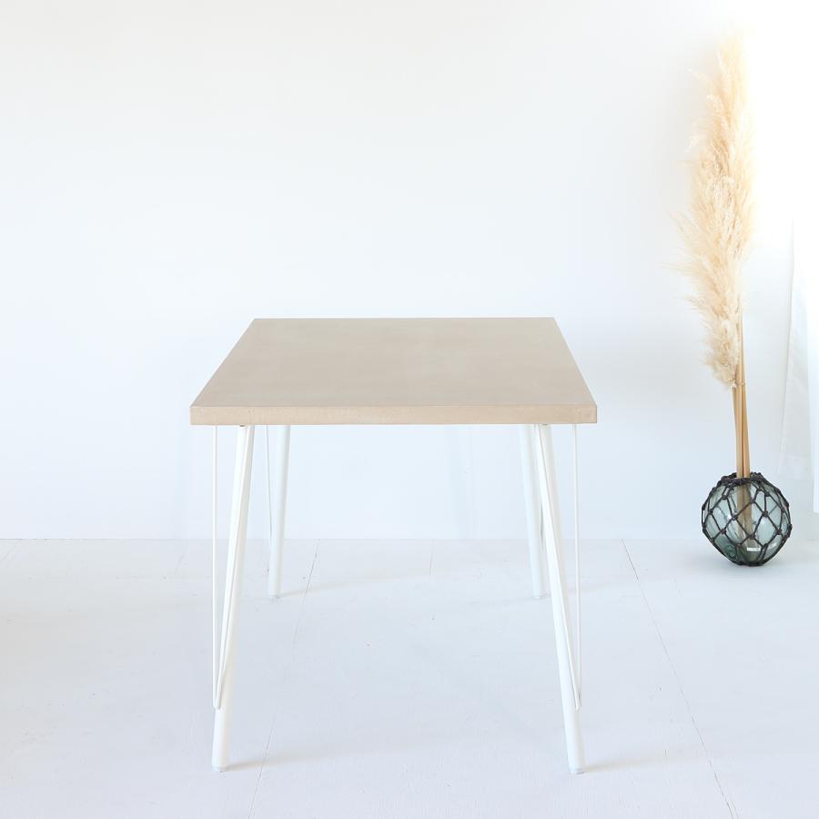 関本家具装芸 職人家具 モールテックス ベージュ色 ダイニングテーブル