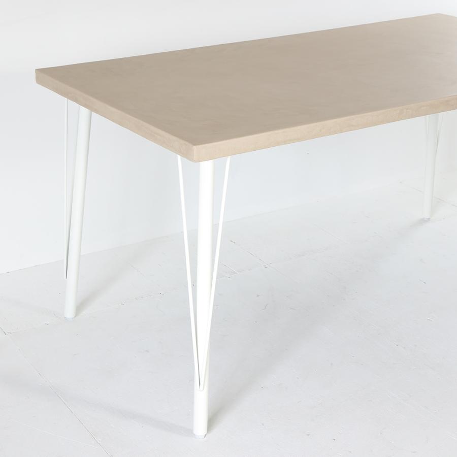 関本家具装芸 職人家具 モールテックス ベージュ色 ダイニングテーブル