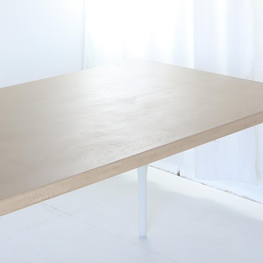 職人家具 モールテックス ベージュ色 ダイニングテーブル180×80・85 