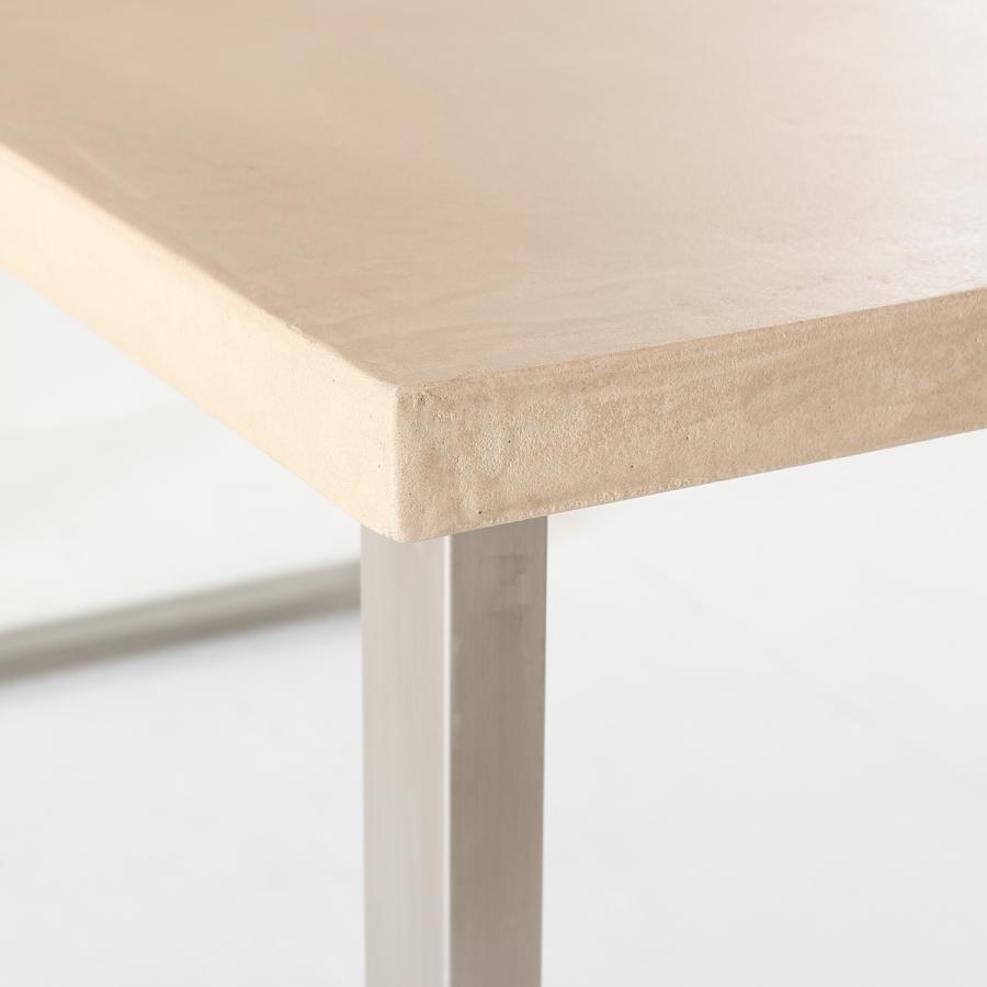 関本家具装芸 職人家具 モールテックス ベージュ色 ダイニングテーブル