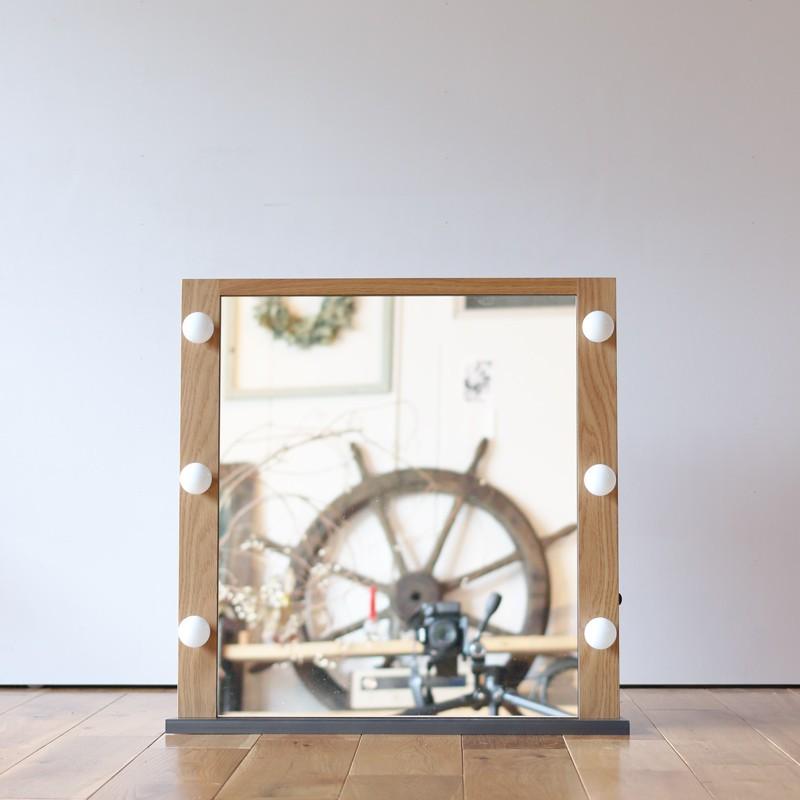 関本家具装芸 女優ミラードレッサー デスクトップ LED 卓上置けば