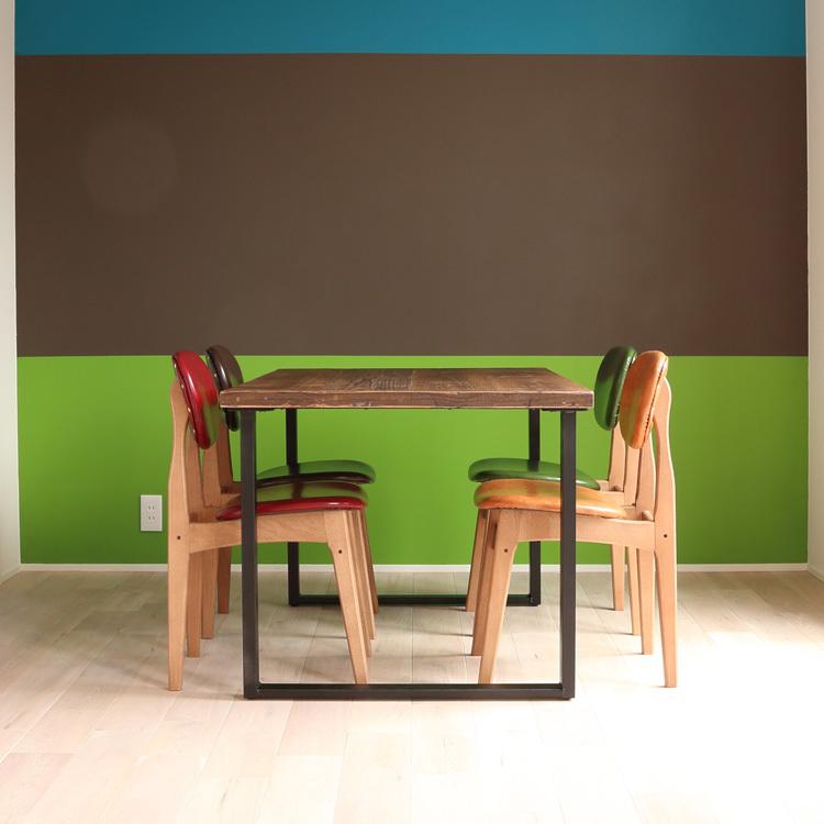 レトロ風 緑色 IKPダイニングチェア 1脚 レトロ風 緑色 IKPダイニング