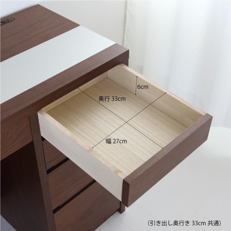 関本家具装芸 ドレッサー 一面鏡 リッツ LEDライト パールホワイト色