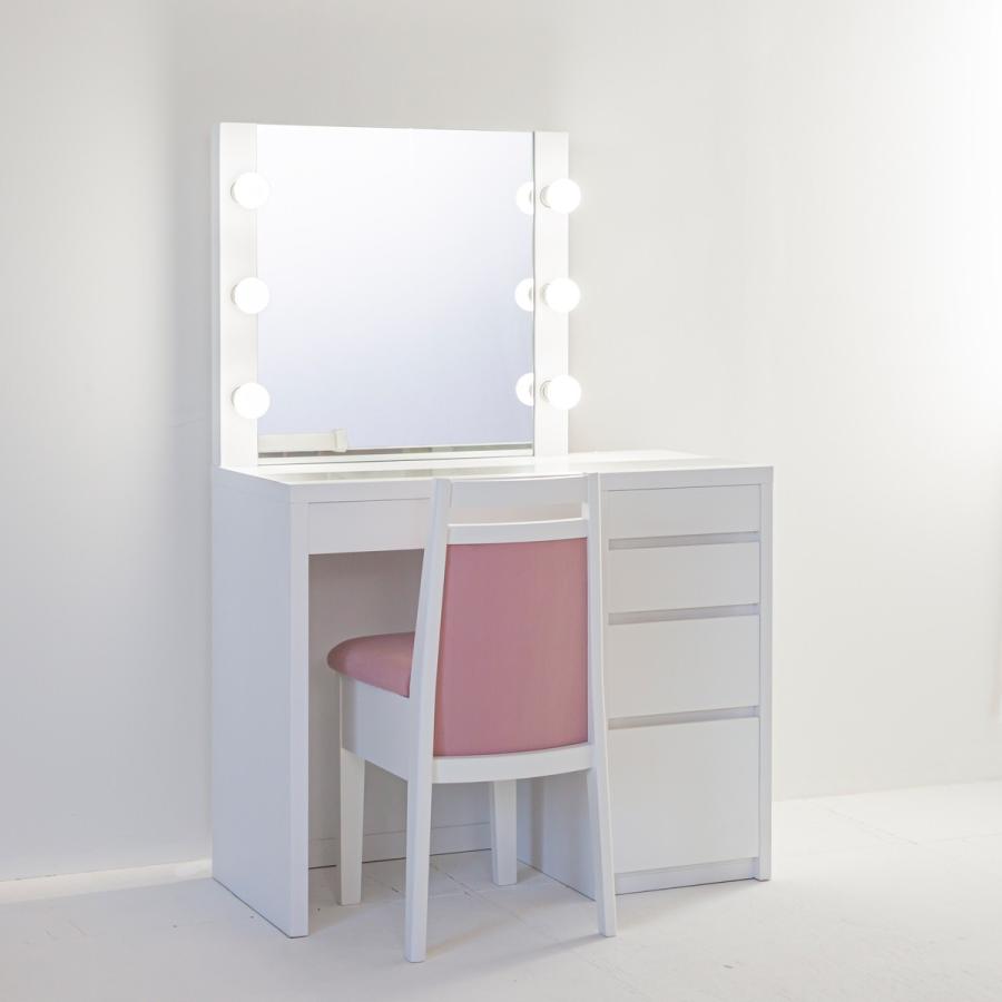 関本家具装芸 ドレッサー 一面鏡 リッツ LEDライト パール 関本家具装芸 ドレッサー 一面鏡 リッツ LEDライト パール