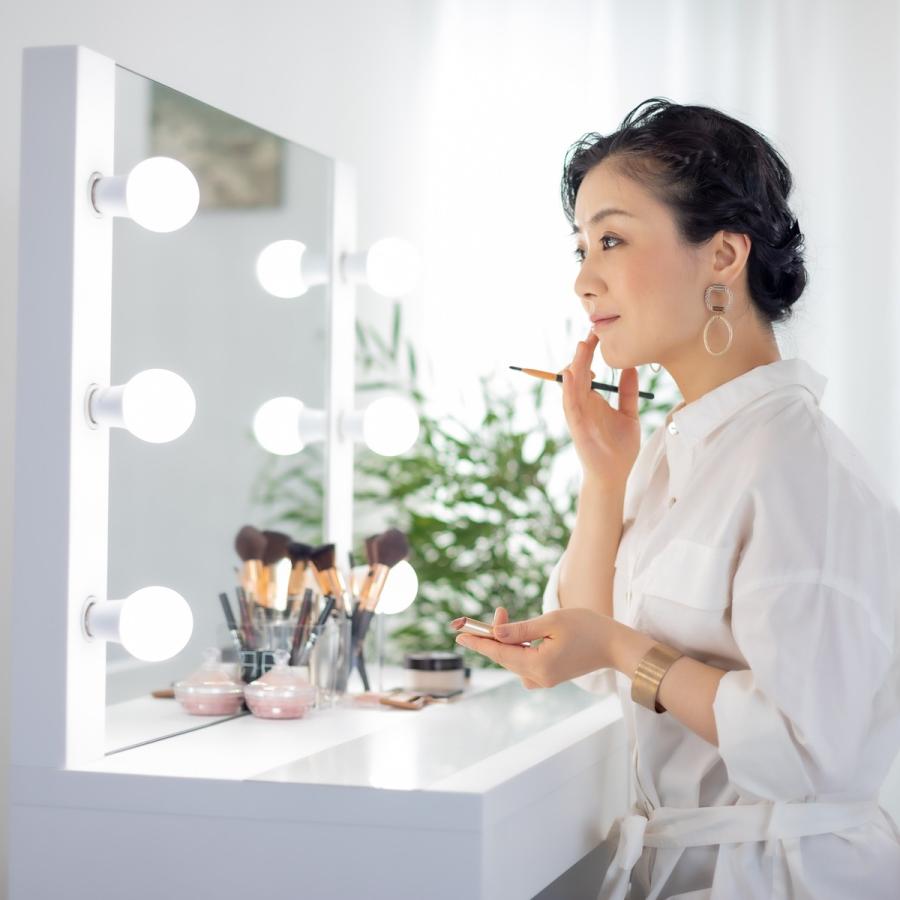 関本家具装芸 ドレッサー 一面鏡 リッツ LEDライト パール 関本家具装芸 ドレッサー 一面鏡 リッツ LEDライト パール
