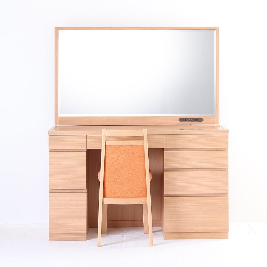 関本家具装芸 レント ナチュラル 一面鏡120cmワイドミラーホテル