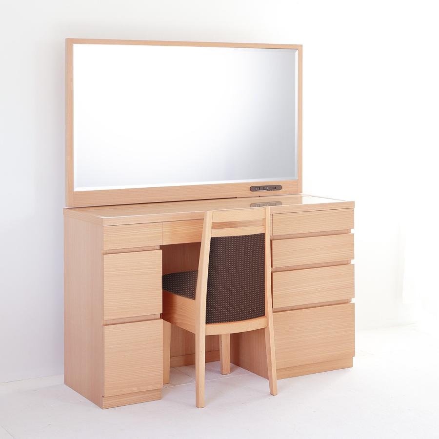 関本家具装芸 レント ナチュラル 一面鏡120cmワイドミラーホテル