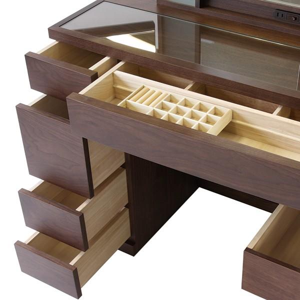 関本家具装芸 プリマ女優ミラー ウォールナット 半三面鏡ハリウッド