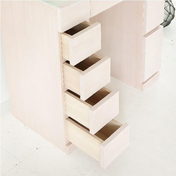 クリスタルSofia女優ミラー ミルキーホワイト 一面鏡ハリウッドミラー LEDドレッサー椅子付き 国産 デスク 関本家具 アンテカルネ