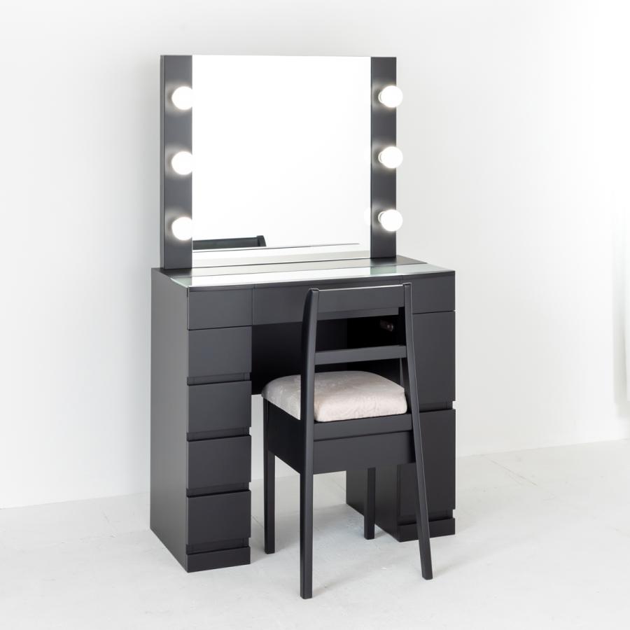 クリスタルsofia女優ミラー ブラック 一面鏡ハリウッドミラー Ledドレッサー椅子付き Sk Sofiablack ドレッサー女優ミラー関本家具装芸 通販 Yahoo ショッピング