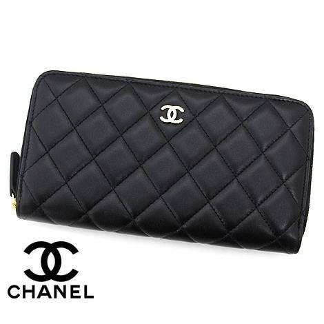 CHANEL シャネル マトラッセ AP0242 BLACK ラムスキン 小銭入れ付 ラウンドファスナー長財布 ブラック×ゴールド金具 :chanel-s-182:ジュエリーSEKINE - 通販 - Yahoo!ショッピング
