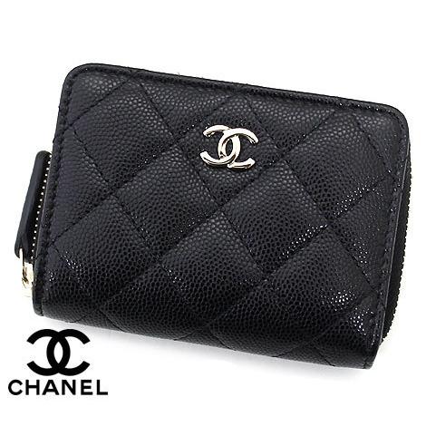 Chanel シャネル Ap1958 Blk マトラッセ キャビアスキン コインパース コインケース ミニ財布 二つ折り財布 小銭入れ ブラック ゴールド金具 Chanel S 3 ジュエリーsekine 通販 Yahoo ショッピング