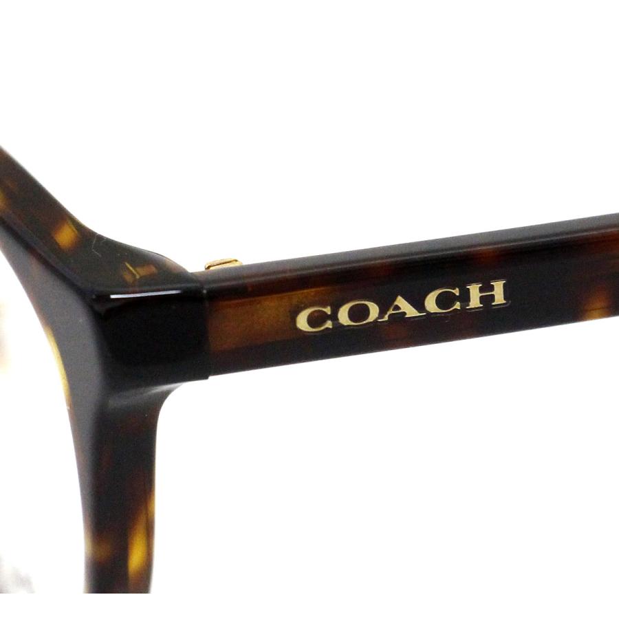 COACH コーチ HC6152D 5120 49　OPTICS 伊達眼鏡 メガネフレーム アイウェア オーバル ダークトートシェル レディース 女性用 正規品｜sekine｜03