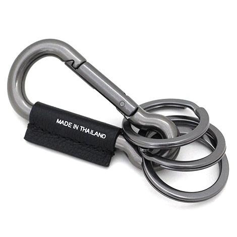 Coach アウトレット F Blk コーチ カラビナ レザー キーリング キーホルダー メンズ ブラック ガンメタル Coach K 187 ジュエリーsekine 通販 Yahoo ショッピング