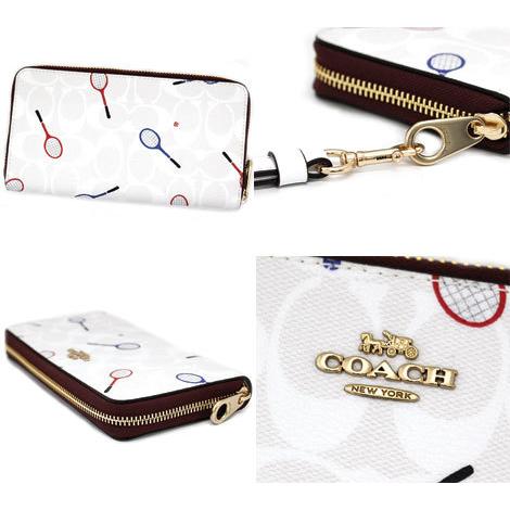 COACH アウトレット コーチ C8385 IMCAH ラケット プリント ロング