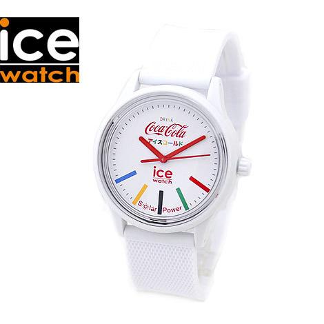 ice watch アイスウォッチ 019619 Coca Cola コカ・コーラ 腕時計 チーム ホワイト 世界限定1200本 ソーラー 限定モデル 正規品 店頭長期在庫｜sekine