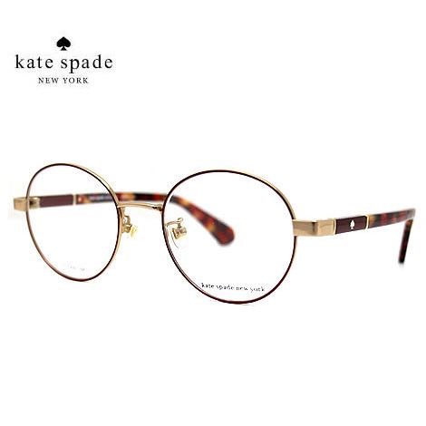 Kate Spade ケイトスペード JAELYN/F 0UC 140　伊達眼鏡 メガネフレーム レディース チタンフレーム レッド 正規品