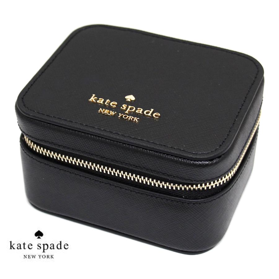 kate spade ケイトスペード KC575 001 マディソン ジュエリーケース アクセサリーボックス レザー ブラック 新品 ギフト
