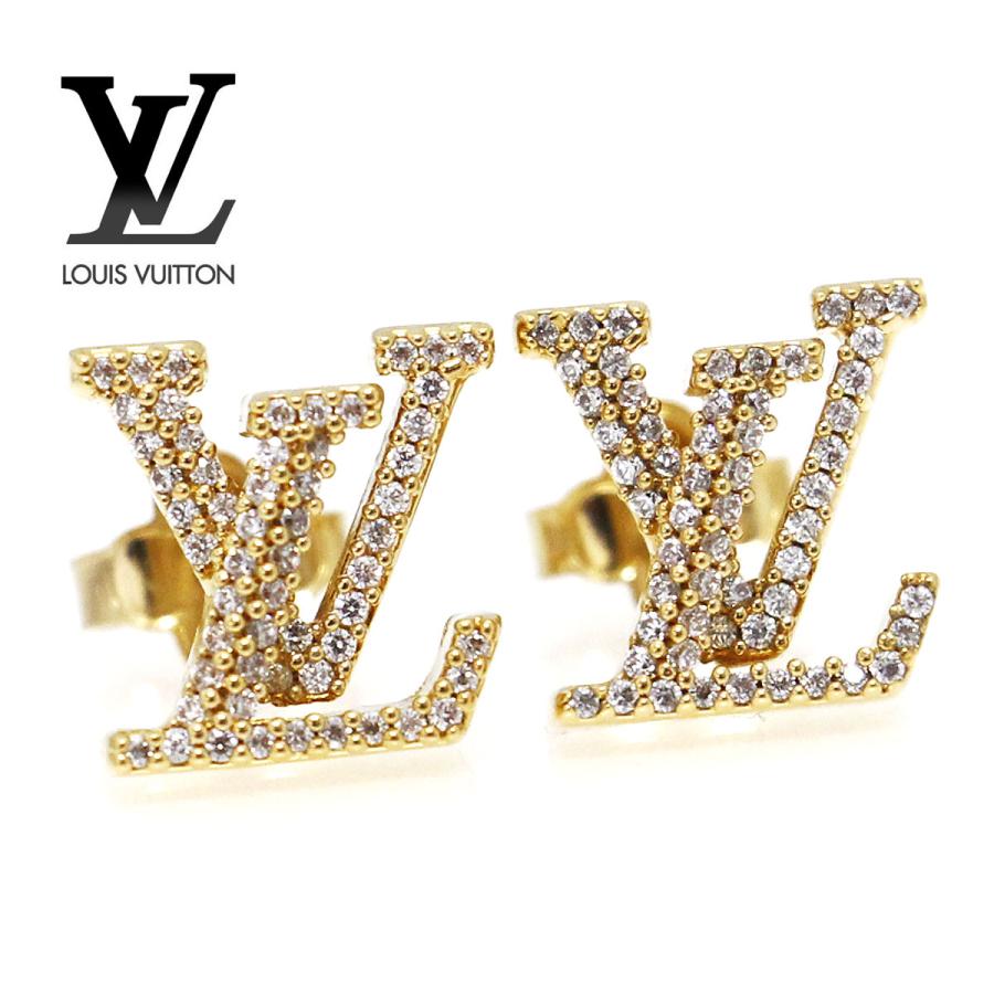 LOUIS VUITTON ルイ ヴィトン M00609 ピアス・LV アイコニック