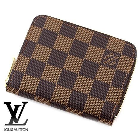 LOUIS　VUITTON　ルイヴィトン　N60213　ダミエ　ジッピー・コインパース　小銭入れ　コインケース　ローズバレリーヌ　レディース