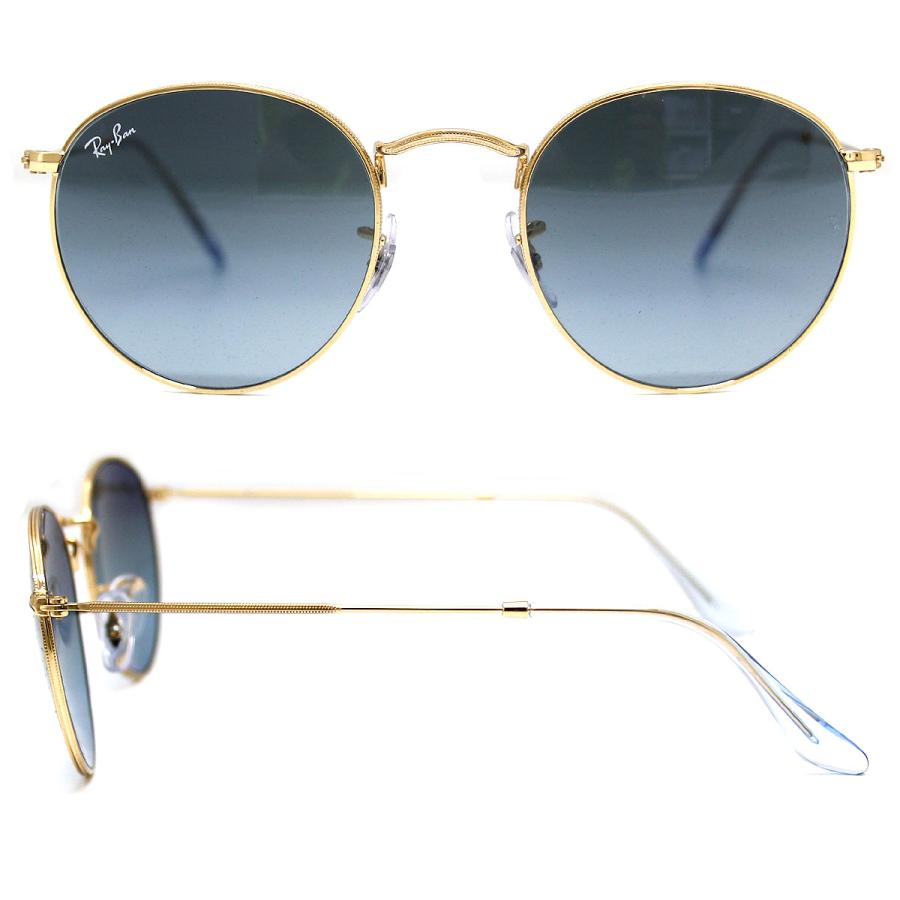 Ray Ban レイバン RB3447 001/3M 50 ROUND METAL サングラス 