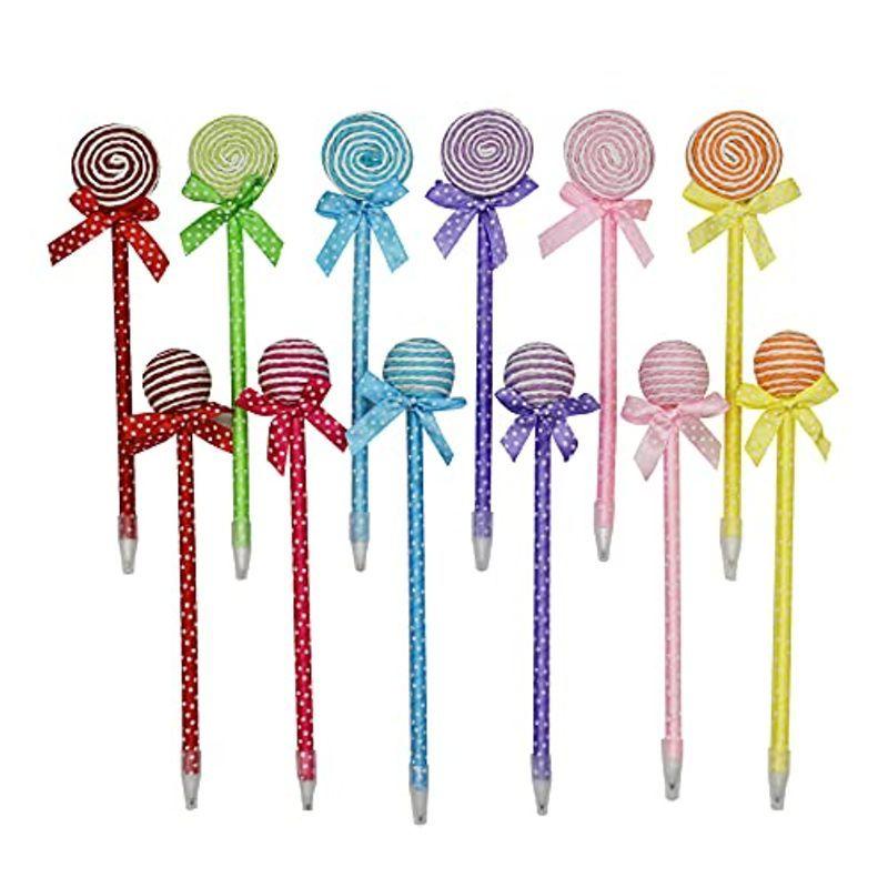 Maydahui 可愛い カラー キャンディ ボールペン 24本セット 0 5mm 青 油性 ペロペロ キャンディ ボールペン かわいい お 朝涼 通販 Yahoo ショッピング