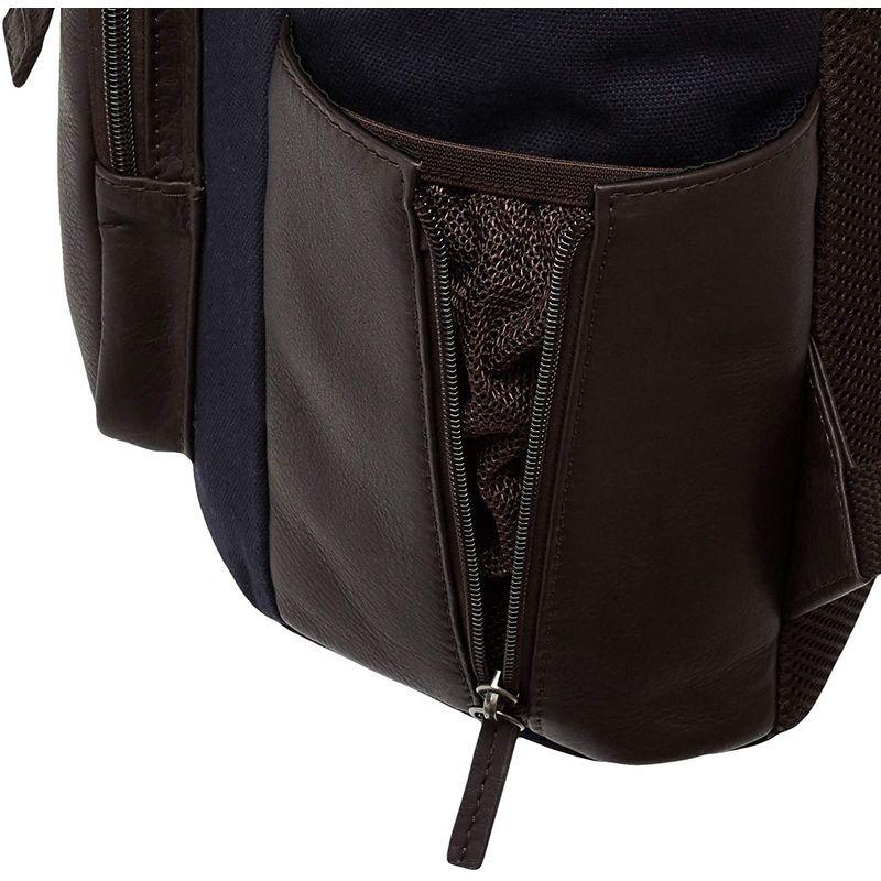 大特価 エンゾーデザイン リュックサック ネイビー 3113 対応 レザー コットンキャンバス ビジネスリュック Pathwaysfl Org