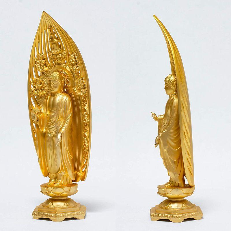 ネットワーク全体の最低価格に挑戦仏像 阿弥陀如来 舟形 17cm