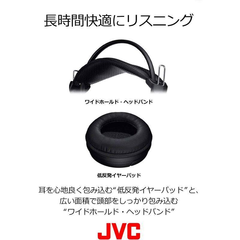 JVC HA-RZ910 密閉型ステレオヘッドホン 室内用(テレビ・ゲーム向け) 1.2m 延長2.3mコード付き イヤホン、ヘッドホン 