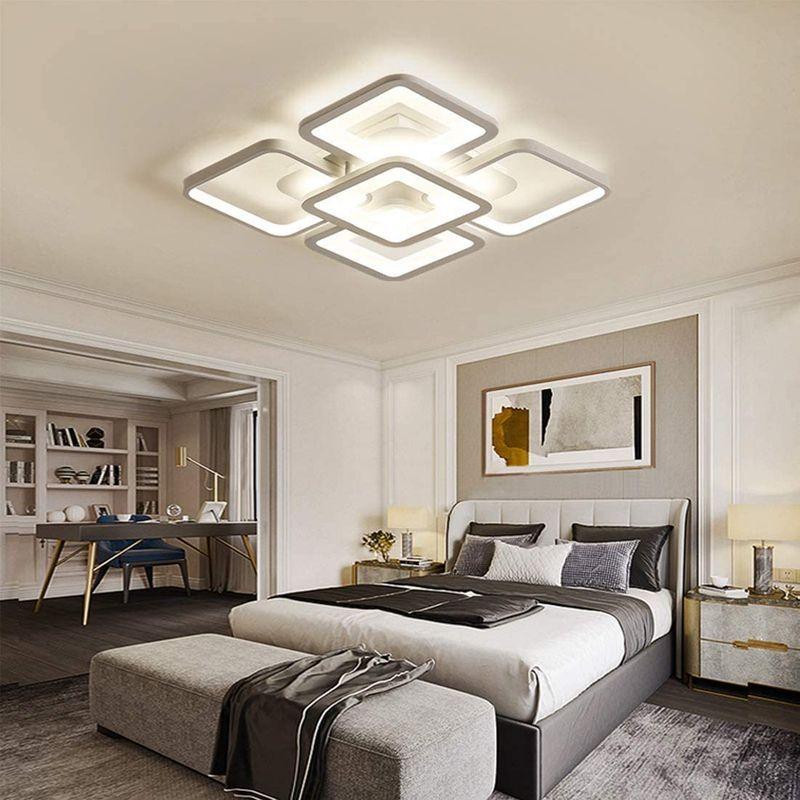 Ledシーリングライト Led対応 8畳 照明器具 天井照明 リモコン付き 無段階調光調色 常夜 5灯シーリングライト四角形 シーリングライト Fkektaoegi 照明 電球 Www Tscaz Com